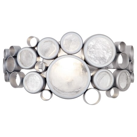 Varaluz Fascination 1-Lt Bath Fixture - Metallic Silver 165B01MS